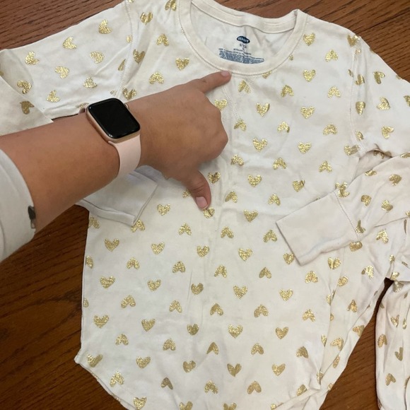 Old Navy Heart Pajamas size 6 - Picture 3 of 5
